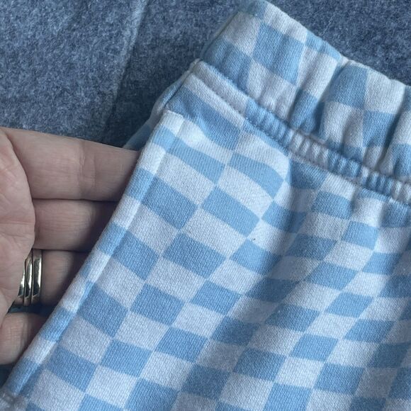 Abercrombie Kids Shorts Girls 11/12 Checkered Skater Drawstring Sweat Shorts - Picture 3 of 12